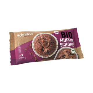 Muffins chocolat sans gluten X2 BIO - SCHNITZER (140g) cpam 1.59e