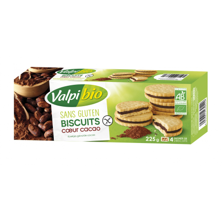 Biscuits Gerblé fourrés au cacao sans gluten 125 g