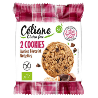 Cookies SNACK sans gluten X2 BIO - CELIANE (50g) cpam 0.64e