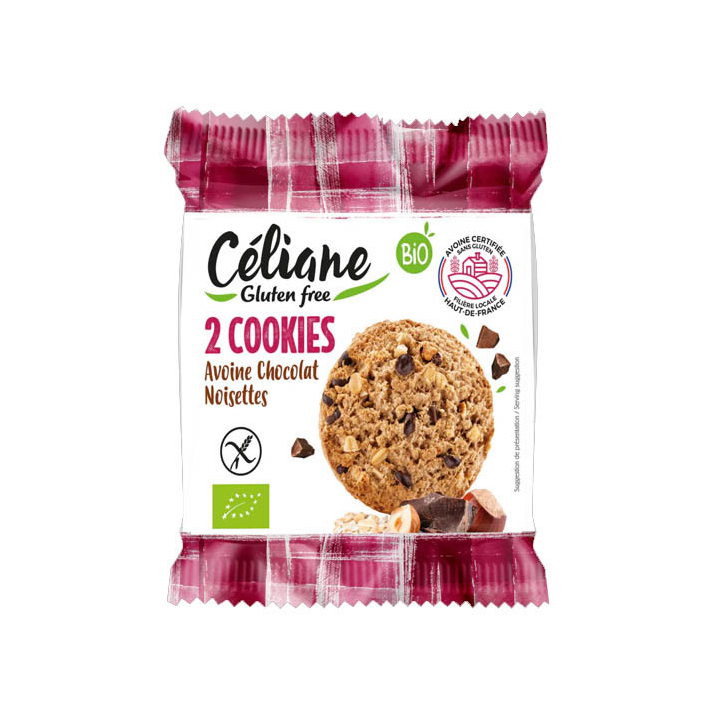 Cookies SNACK sans gluten X2 BIO - CELIANE (50g) cpam 0.64e
