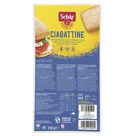 Ciabatta moelleux sans gluten X4 - SCHAR (200g) lppr 0.96€