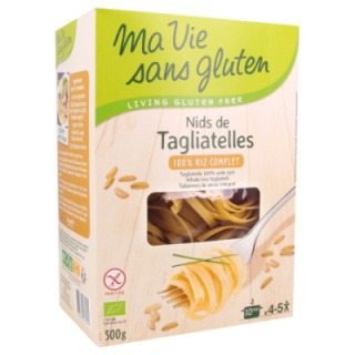 Tagliatelles riz-complet sans gluten BIO - MA-VIE-SG (300g) cpam 1.40e