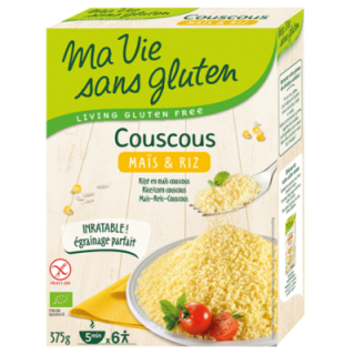 Couscous maïs-riz sans gluten BIO - MA-VIE-SG (375g)