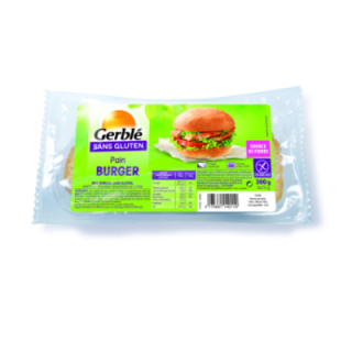 Pains hamburger sans gluten X4 - GERBLE (300g) cpam 1.44e