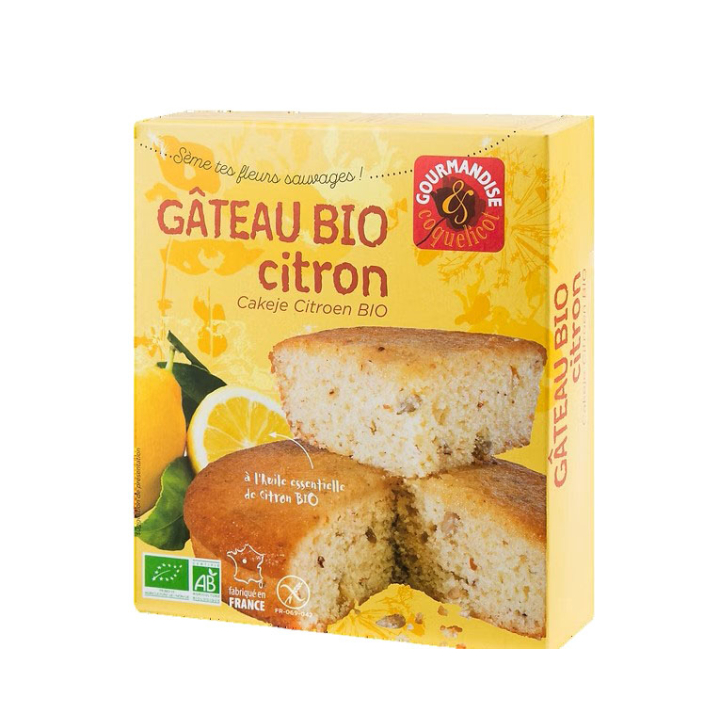 Gâteau citron sans gluten BIO – TERRA-CERES (170g) cpam 2.10e