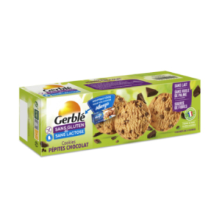 Cookies pépites-choc sans gluten - GERBLE (150g) cpam 1.91e