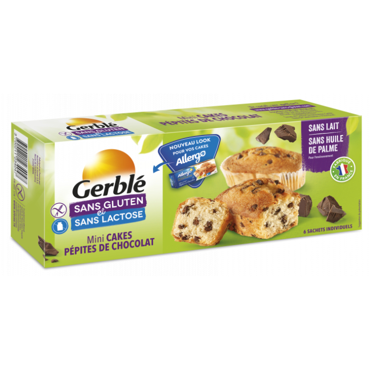 Mini-pépites-choc sans gluten X6 - GERBLE (200g) cpam 2.54e