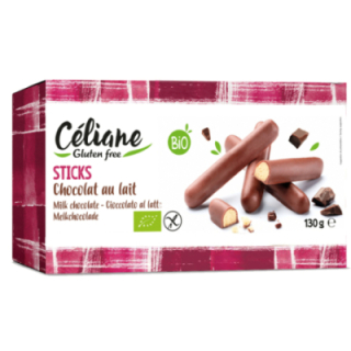 Batonnets choco-lait sans gluten BIO - CELIANE (130g) cpam 1.59e