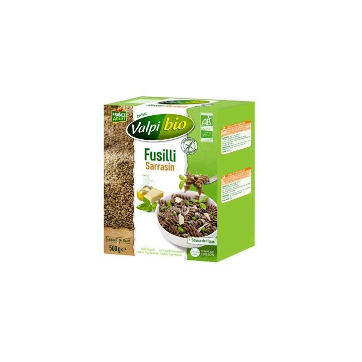 Fusilli sarrasin sans gluten BIO - VALPIBIO (500g) cpam 2.80e