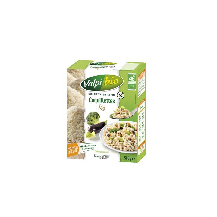 Coquillettes riz sans gluten BIO - VALPIBIO (500g) cpam 2.80e