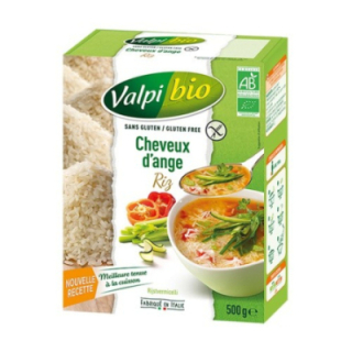 Cheveux-d'ange vermicelle riz sans gluten BIO - VALPIBIO (500g) cpam 2.80e