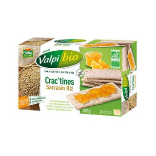 Cractine sarrasin-riz BIO - VALPIBIO (250g) cpam 1.20e