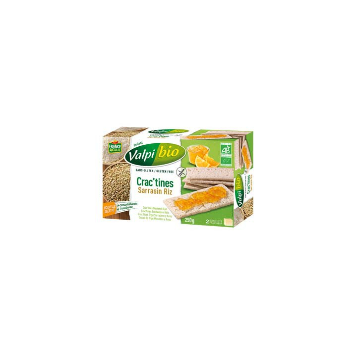 Cractine sarrasin-riz BIO - VALPIBIO (250g) cpam 1.20e