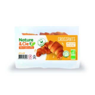 Croissants sans gluten X3 BIO - NATURE-et-CIE (150g) cpam 1.91e