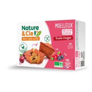 Moelleux fruits-rouges sans gluten BIO - NATURE-et-CIE (160g) cpam 1.91e