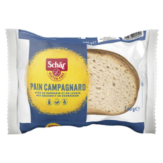 Pain campagnard sans gluten - SCHAR (240g) cpam 0.96e