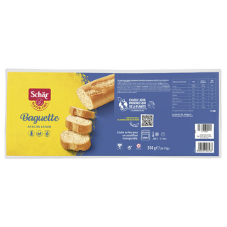 Baguettes longues sans gluten X2 - SCHAR (350g) cpam 1.68e