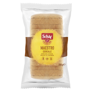 Pain sans gluten aux céréales MAESTRO CEREALE - SCHAR (300g) cpam 1.44e