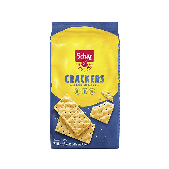 Crackers sans gluten - SCHAR (210g) cpam 0.96e