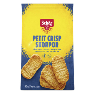 Petits grilles sans gluten CRISP-SCORPOR - SCHAR (150g) cpam 0.72e