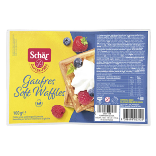 Gaufres sans gluten natures X4 - SCHAR (100g) cpam 1.27e