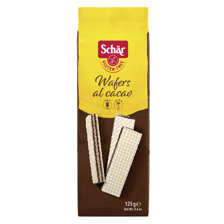 Gaufrettes cacao sans gluten - SCHAR (125g) cpam 1.59e