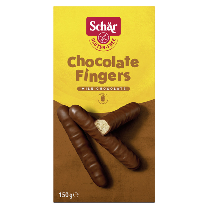 Biscuits nappés cacao sans gluten CIOCKO-STICKS - SCHAR (150g) cpam 1.91e