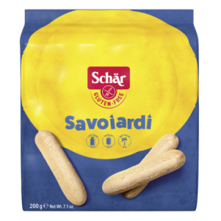 Biscuits cuillere sans gluten SAVOIARDI - SCHAR (200g) cpam 2.54e