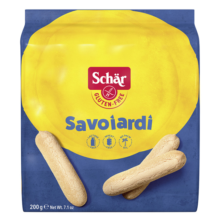 Biscuits cuillere sans gluten SAVOIARDI - SCHAR (200g) cpam 2.54e