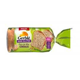 Pain de mie céréales-graines sans gluten - GERBLE (400g) lppr 1.92€