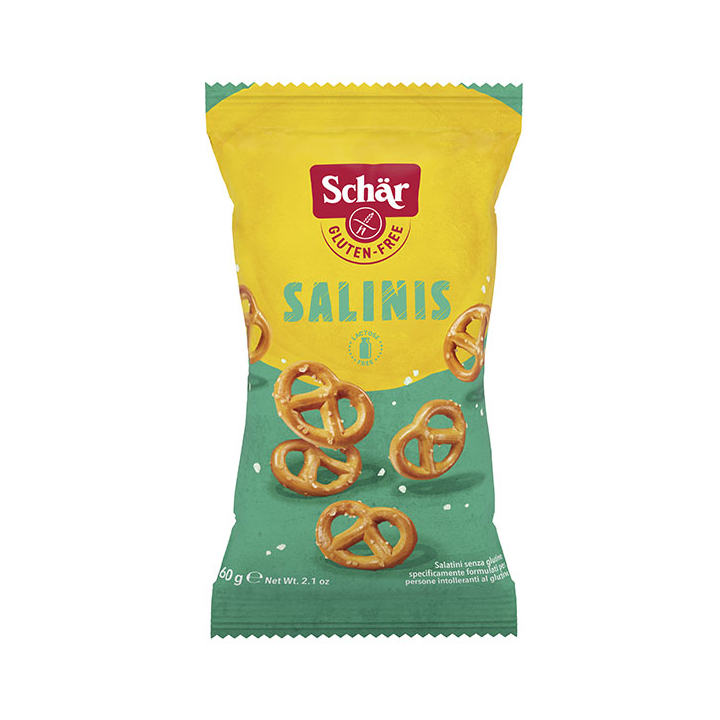 Bretzel sans gluten - SALINIS SCHAR (60g) cpam 0.64e