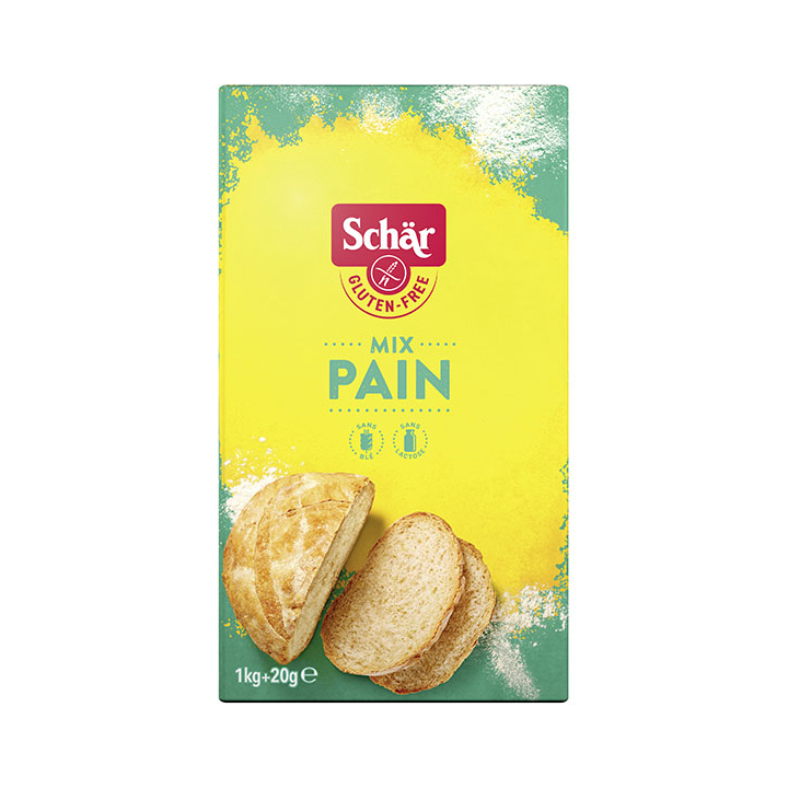Mix pain-levure sans gluten MIX-B-PANE - SCHAR (1kg) cpam 4.50e